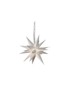Star Trading Papierstern December, Weiss, Ø 45 cm