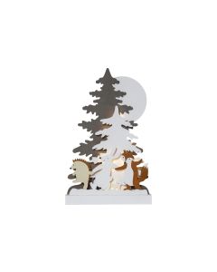 Star Trading Tischdeko Forest Friends, 44 cm, Holz