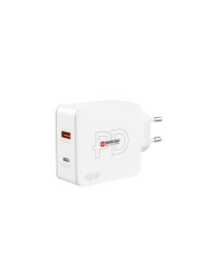 SKROSS USB-Wandladegerät Multipower Combo+, Euro, 48 W, Weiss