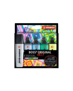STABILO Textmarker Boss Original Arty 5er Etui