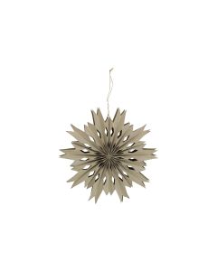 Hoff Interieur Weihnachtsdeko Natural Woods Ø 29 x 4 cm, Grau