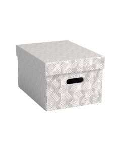 VON Archivschachtel Medium 15 l, 3 Stück, Weiss