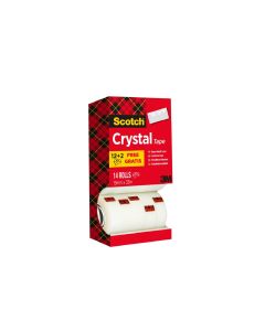 Scotch Klebeband Crystal 1.9 cm x 33 m 14 Rollen