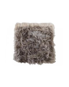Chic Antique Pelzimitat 40 x 40 cm, Mokka