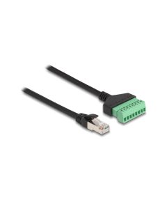 Delock Terminalblock - RJ45 Kabel 1 Stück