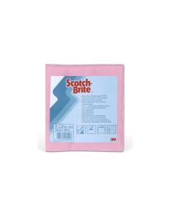 Scotch-Brite Mikrofaser-Reinigungstuch 30 x 40 cm, 5 Stück  Rot