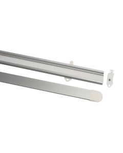 Gardinia Paneelwagen mit Bescherungsprofil 70 cm, Silber
