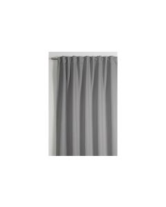 Gardinia Nachtvorhang mit Schlaufe Dimout 140 cm x 245 cm, Grau