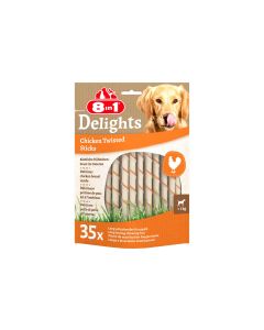 8in1 Kausnack Delights Chicken Twisted Sticks, 35 Stk., 190 g