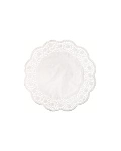 Demmler Tortenspitzen Rose 6 Stück, Weiss, 30 cm