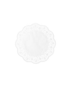 Demmler Tortenspitzen Rose 24 Stück, Weiss, 17 cm