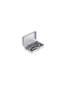 Technocraft Steckschlüssel-Set Slim 1/4 31-Teilig