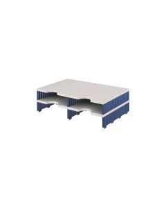 Styro Erweiterungsset Styrodoc Duo C4, Hellgrau/Blau, 4 Fächer