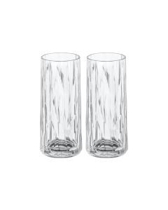 Koziol Longdrinkglas Superglas Club No. 3, 250 ml, 2 Stück,