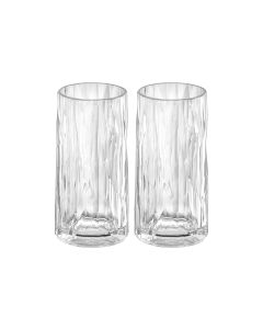 Koziol Cocktailbecher Superglas Club No. 8, 300 ml, 2 Stück