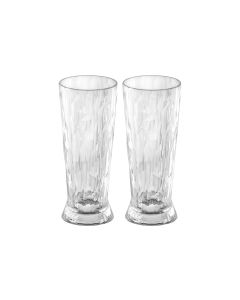 Koziol Bierglas Superglas Club No. 10, 300 ml, 2 Stück,