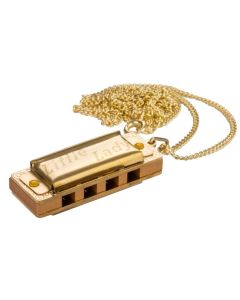 Hohner Mundharmonika Miniature Little Gold Halskette – C-Dur