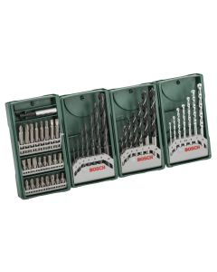 Bosch Bohrer- und Bit-Set Mini-X-Line, Multipack 3+1