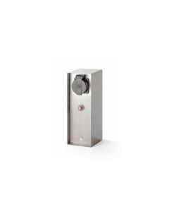 Schönenberger Energiesäule 3x T13 IP55, Silber
