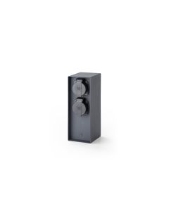 Schönenberger Smarte Energiesäule 2x T13 IP55, Anthrazit