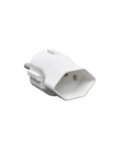 Schönenberger Reiseadapter CH – Schuko, Weiss