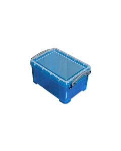 Really Useful Box Aufbewahrungsbox 0.3 Liter, Blau/Transparent