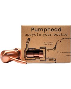 Pumphead Seifenpumpe für Glasgetränkeflaschen Kupfer