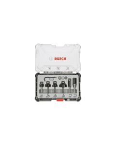 Bosch Professional Fräserset 6-mm-Schaft, 6-teilig