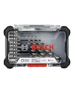 Bosch Professional Bohrer-Set Impact Control HSS, 8-teilig