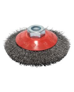 Bosch Professional Kegelbürste gewellter Stahldraht, 100 mm