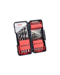 Bosch Spiralbohrer-Set HSS PointTeQ, 18-teilig