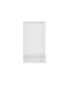 Hubatka Tagvorhang Uni 45 cm x 130 cm, Weiss