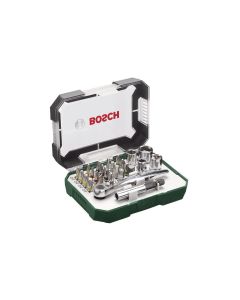 Bosch Schrauberbit- und Ratschen-Set, 26-teilig