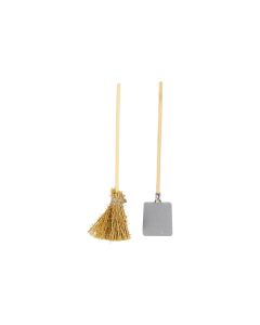 Creativ Company Mini-Utensilien Besen und Schaufel