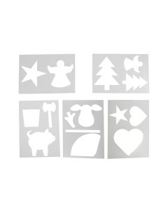 Creativ Company Schablone Weihnachten 5 Stück