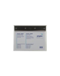 Simplex Dokumentenhalter Platfix A5 quer Schwarz