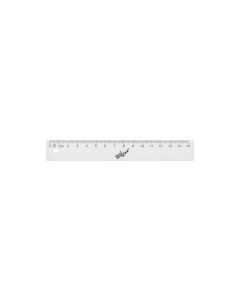 Büroline Lineal Massstab 15 cm Transparent