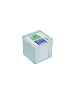 Büroline Notizzettel-Dispenser 9 x 9 x 9 cm, Transparent