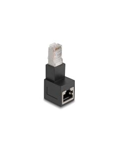 Delock Winkeladapter 90° RJ45 nach unten, Cat.6A 1 Stück