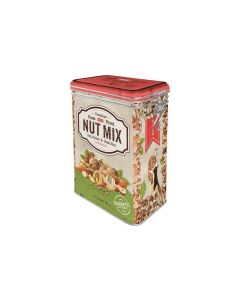Nostalgic Art Vorratsdose Nut Mix 1.3 l, Beige/Grün/Rot