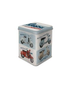 Nostalgic Art Teebeutel-Box Vespa Blau/Rot/Weiss