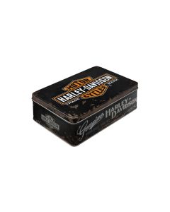 Nostalgic Art Vorratsdose Harley Davidson 3 l, Orange/Schwarz/Weiss