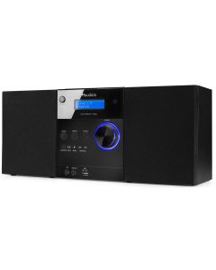 Audizio Micro-HiFi Anlage Metz Schwarz