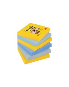 Post-it Notizzettel Post-it New York 6 Blöcke, 4-farbig, 76 x 76 mm
