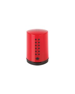 Faber-Castell Spitzer Grip 2001 Mini 10 Stück, Blau und Rot