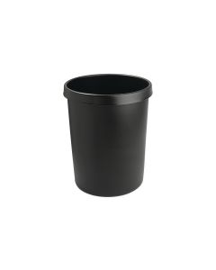Helit Papierkorb 45 l, Schwarz