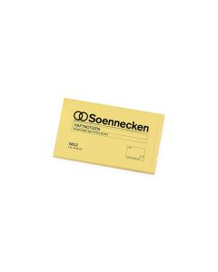 Soennecken Notizzettel 12.5 x 7.5 cm, 12 Stück à 100 Blätter, Gelb