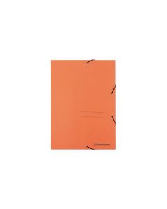 Soennecken Gummibandmappe A4, Orange, 3 Klappen