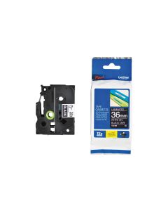 Brother Beschriftungsband TZe-N365 Weiss auf Schwarz