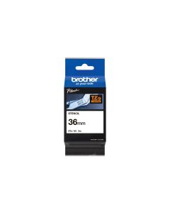 Brother STe-161 Schablonenband Transparent auf Schwarz